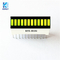 จอแสดงผล LED แถบ LED ทั่วไปสีเหลืองสีเขียว 12 ส่วนสำหรับตัวควบคุมอิเล็กทรอนิกส์